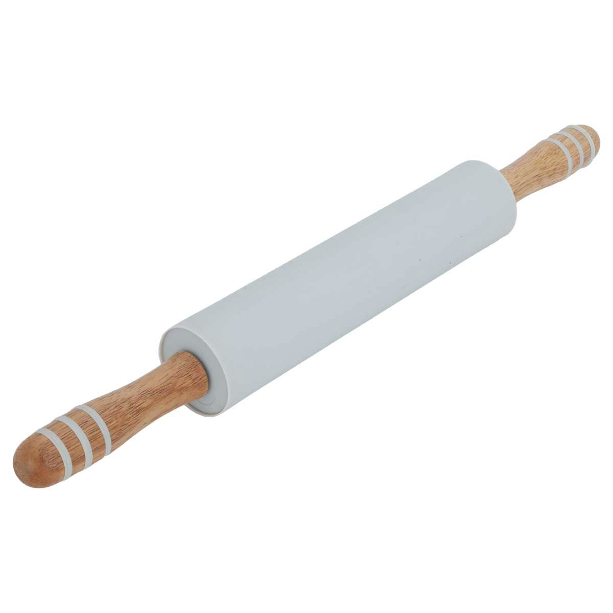 Al Saif Gallery silicone dough roller, with wooden handle - white product image