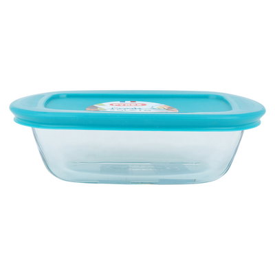 صينية فرن زجاج بغطاء بايركس، 10×17 سم، مستطيل، فرنسي - شفاف product image 2