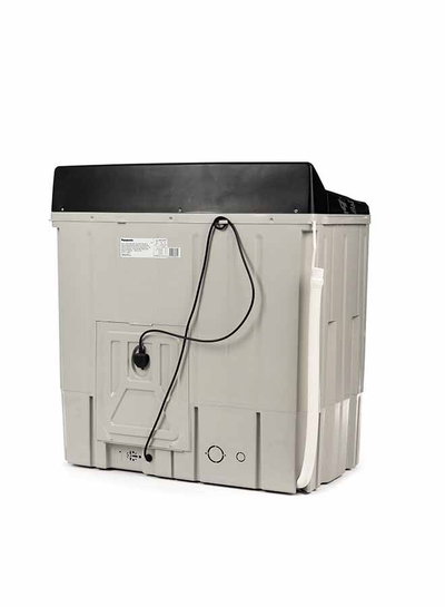 غسالة ملابس مزدوجة بانسونيك، 14 كجم، تحميل علوي، NA-W14XG1BSA - رمادي فاتح product image 3