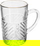 Max Glass Teapot Set, Gold Line, 6 Pieces - Clear product image 2