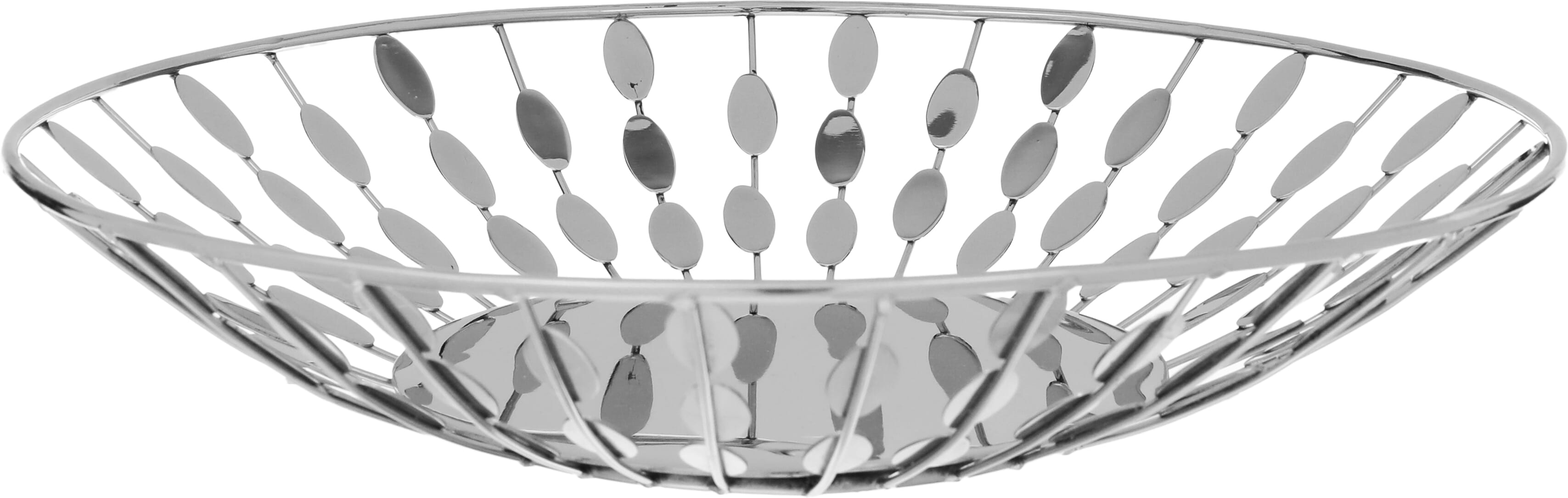 Al Saif Gallery steel dessert plate, 30 x 30 x 6 cm, round - silver product image 2