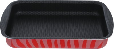 Red Flame Stainless Steel Oven Tray Set, 2 Pieces - Red product image 3