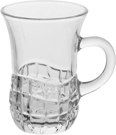 طقم بيالات شاي ماكس زجاج السيف غاليري، 6 قطع، 236 مل - شفاف product image 2