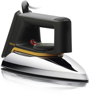 Philips HD1172/27 Dry Iron, 1000W, Aluminum Soleplate - Black product image 2