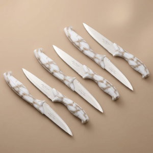 طقم سكاكين استيل السيف غاليري، 6 قطع - ابيض product image