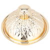 Al Saif Gallery Steel Tamriya, 10x10x8 cm, with lid - gold product image 1