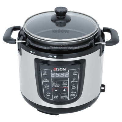 Edison Pro Electric Pressure Pot, Granite Inner Pot, 800 watt, 4L - Silver/Black product image 4