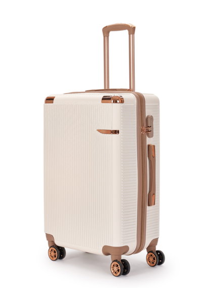 Lemra OT-501867 Lemra ABS Luggage Set, 4 Sizes, 4 Wheels, 360 Degree Rotating - Beige Gold product image 3