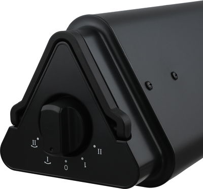 Edison T01-G12Y Vertical Electric Heater, 1200W, 4 Pipes, Control Switch, 4 Temperature Levels, - Black product image 4