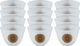طقم فناجين قهوة عربي السيف غاليري، 12 قطعة - أبيض product image 1