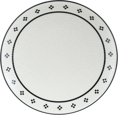 طقم سفرة بورسلان السيف غاليري، 24 قطعة، منقوش - ابيض اسود product image 5