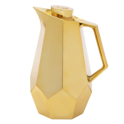 Everest Thermos, 1 liter, glass inner shell, plastic outer shell - gold product image 3