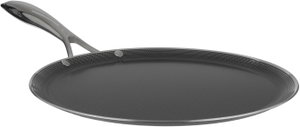 Cookcell Ceramic Flat Frying Pan, 34 cm, Stainless Steel Handle - Black Silver product image 2