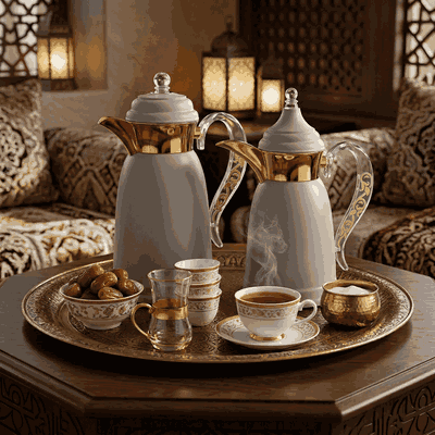 طقم ترامس قمر السيف غاليري، 0.7 / 1 لتر، حافظة داخلية زجاج حراري، هيكل خارجي استيل - رمادي فاتح product image 2