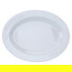 صحن ميلامين السيف غاليري، 14 انش، بيضاوي - أبيض product image 1