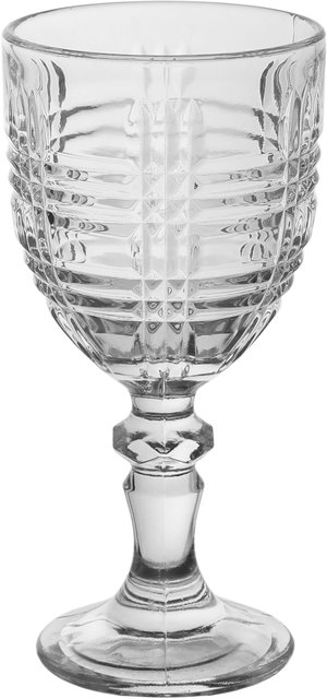 Al Saif Gallery glass juice cups set, with base, 6 pieces - transparent product image 2