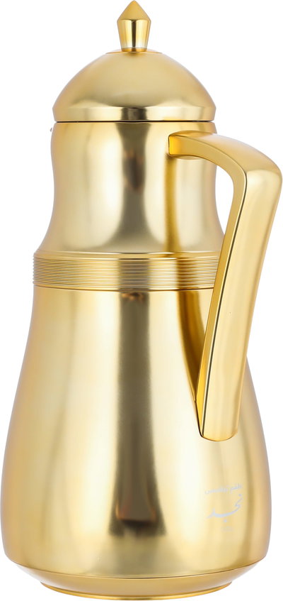 Al Saif Gallery Najd thermos set, 1/4 liter, thermal glass inner shell, plastic outer shell - gold product image 6