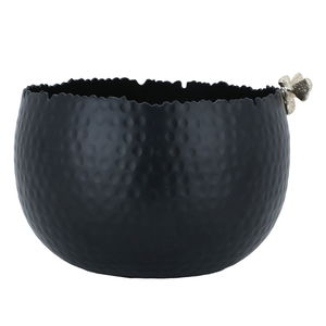 زبدية بورسلان السيف غاليري، 20×20 سم، عميقة فراشة ذهبي - أسود product image