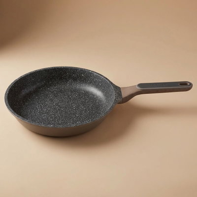 Robust Granite Frying Pan, 28 cm, Handle - Light Brown product image 1
