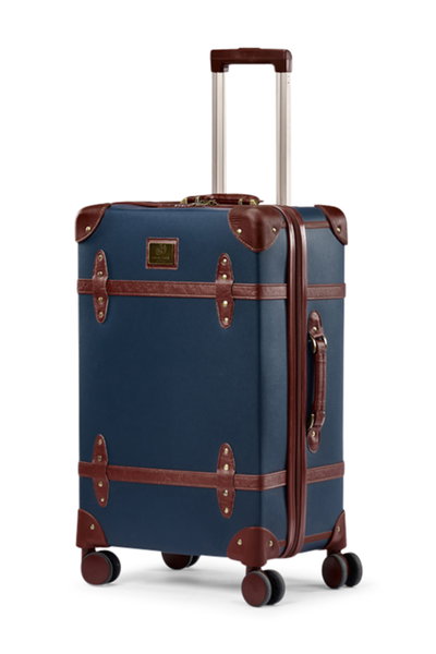 Limra LMA-7058 Artificial Leather Luggage Set, 4 Sizes, 4 Wheels, 360 Degree Rotating - Blue Brown product image 4