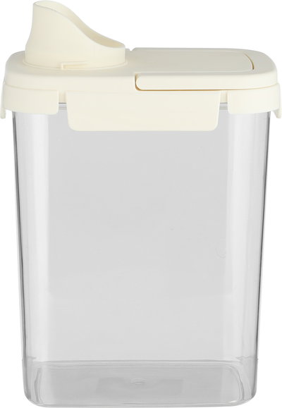 Al Saif Gallery Plastic Box, Lid, 16X11X20 Cm - Cream  Clear product image 4