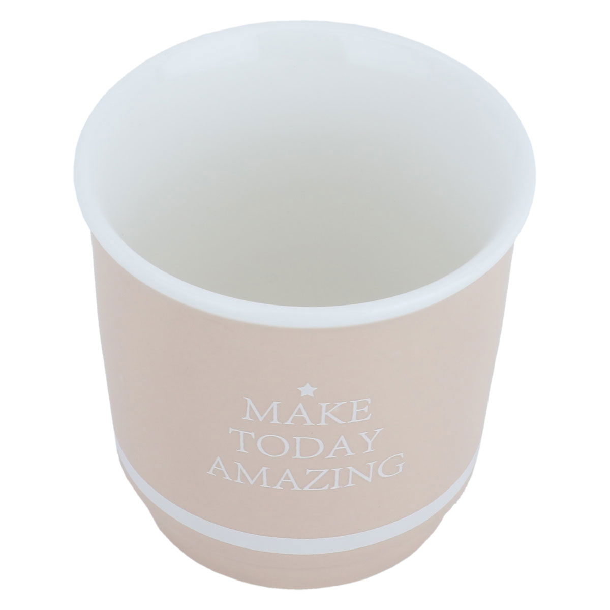 Al Saif Gallery porcelain mug, 100 ml, with writing - Beige product image 2