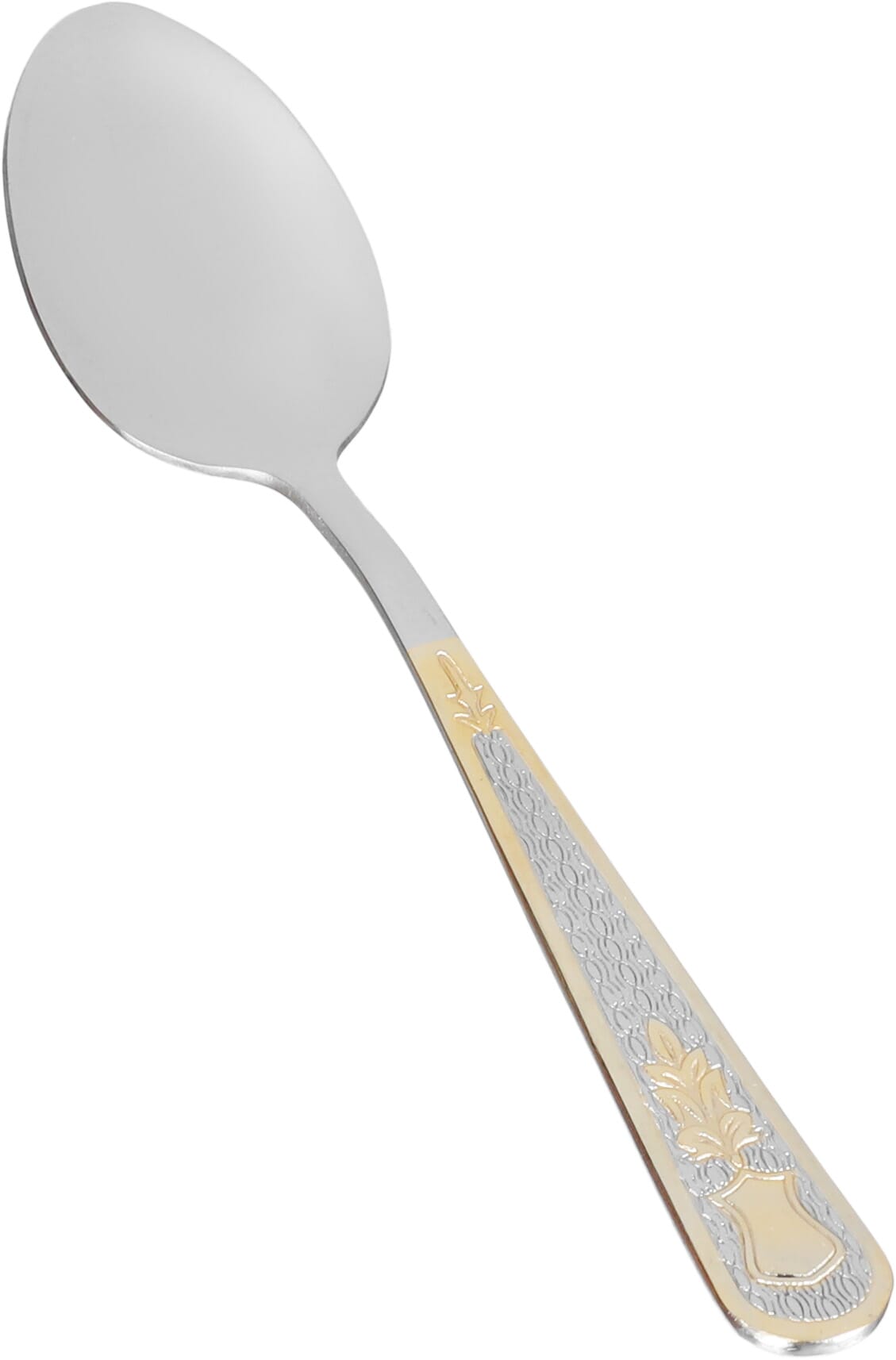 طقم ملاعق استيل مع حقيبة السيف غاليري، 24 قطعة، نقش ذهبي - فضي product image 2