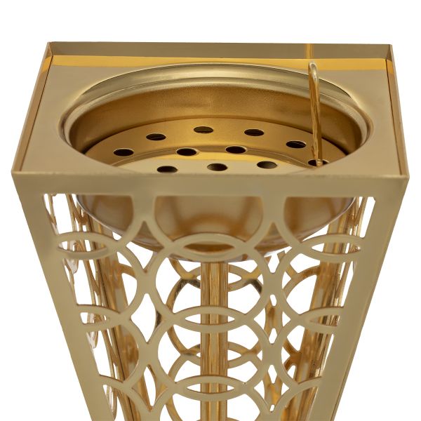 Steel Al Saif Gallery incense burner, base - gold product image 3