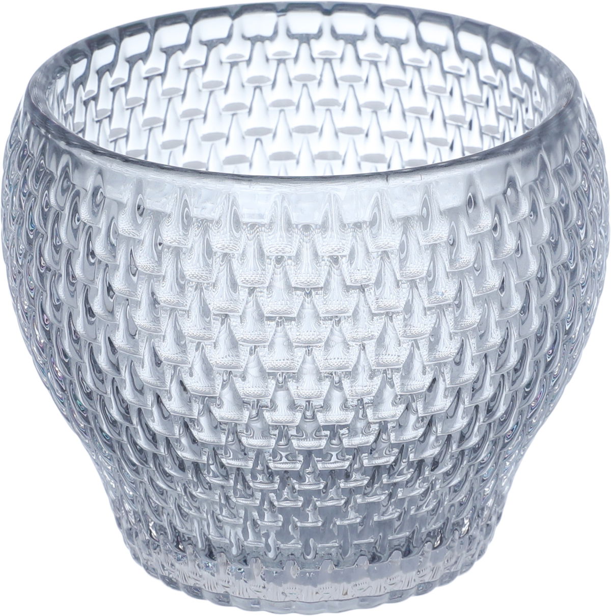 Al Saif Gallery glass candy bar, 11 x 11 x 13.5 cm, round - silver product image 2