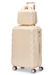 طقم شنط سفر ABS ليمرا، 6 مقاسات، 4 عجلات، WM-222 - بيج product image 4