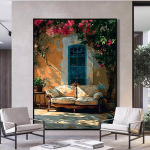 لوحة جدارية كانفس طباعة، 140×90 سم، اطار اسود - متعدد الالوان product image