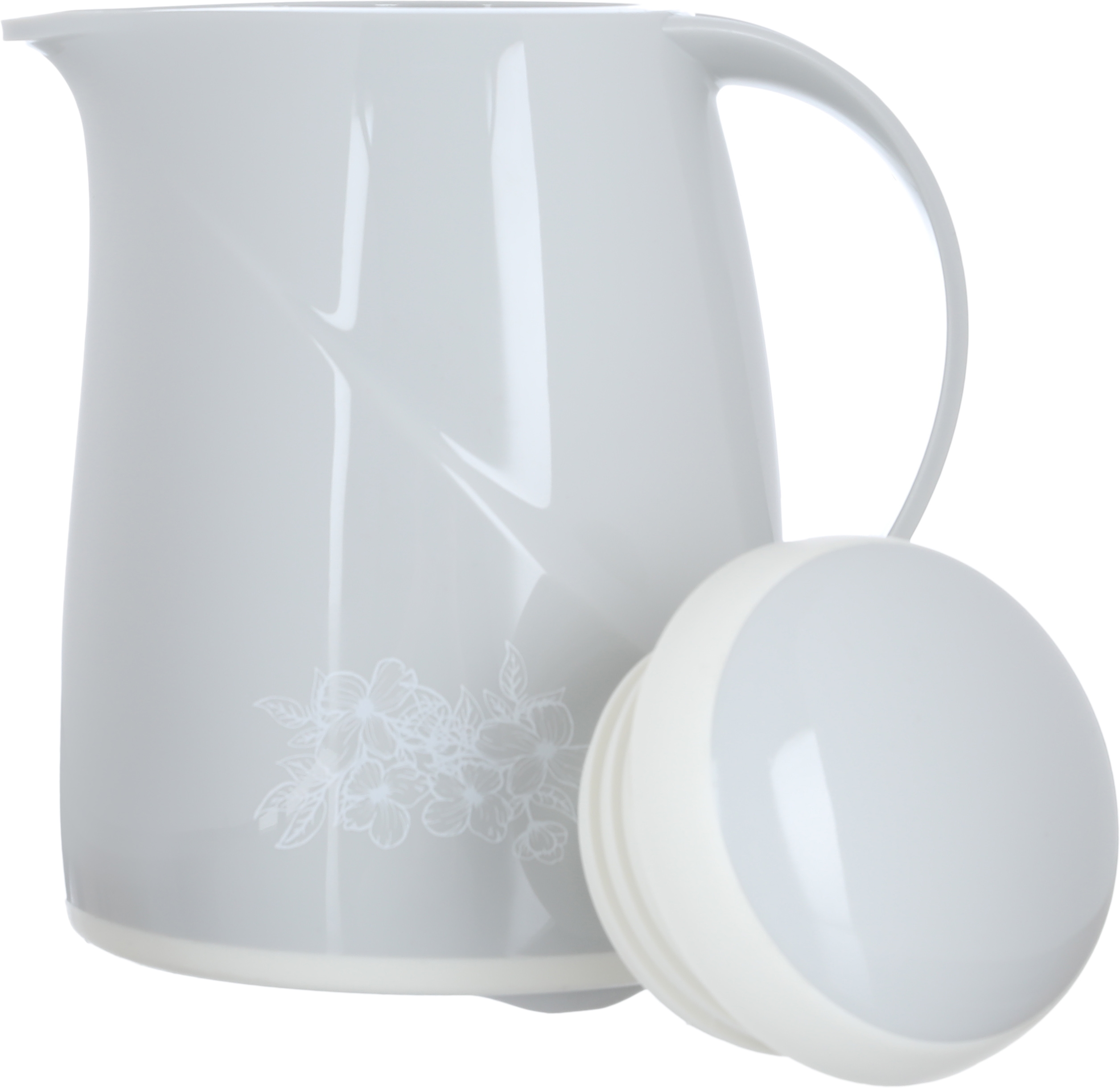 Helios thermos, 0.3 liters, plastic outer shell, thermal glass inner shell, plastic outer shell - white product image 4