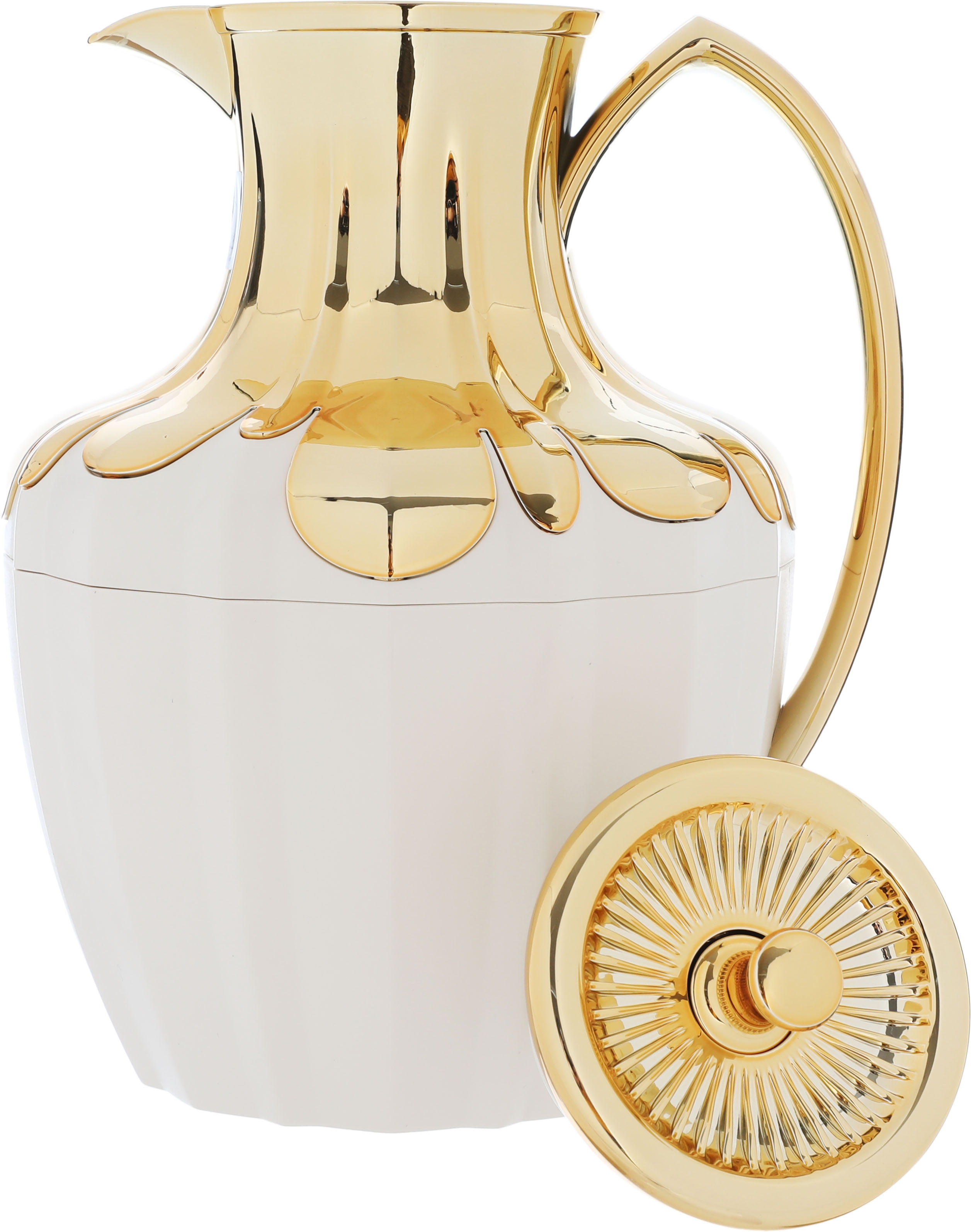 ترمس شادن إفرست، 1 لتر، حافظة داخلية زجاج، هيكل خارجي بلاستيك - ابيض product image 3