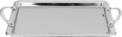 Al Saif Gallery 3-Piece Stainless Steel Toothbrush Set with Engraved Edges, Rectangle - Silver product image 3