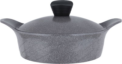 Tornado Granite Cookware Set, 9 Pieces, 20 / 24 / 24 / 28 / (28) cm, Korean - Gray product image 5