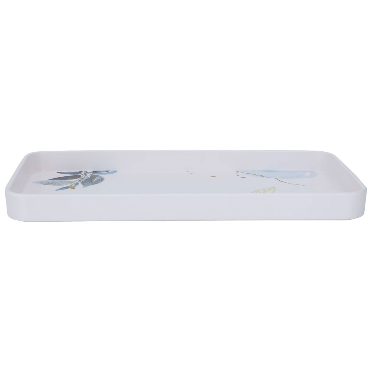 Al Saif Gallery plastic serving tray, 30 x 15 x 2.5 cm, rectangle - white product image