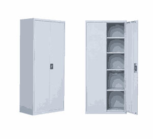 دولاب ملفات معدن، 185×85×40 سم - رمادي product image 2