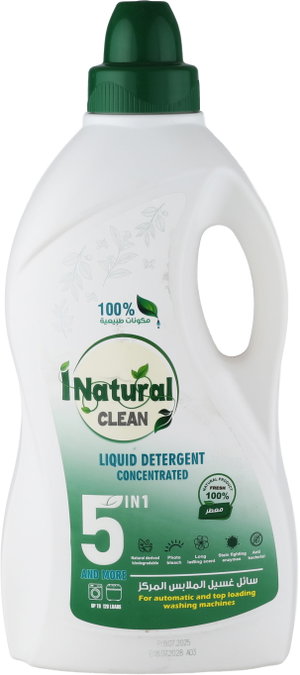 iNatural Liquid Laundry Detergent, 3 Liters - White product image 2