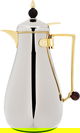 Al Saif Gallery Crystal Thermos Set, 1/0.7 liter, tofaria, thermal glass inner container, steel outer shell - silver product image 11