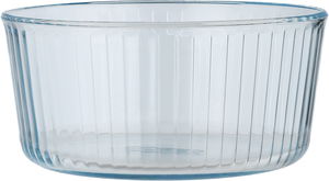 Pyrex glass bowl, 2.5 liters, 22x22x10 cm, round, deep - transparent product image 2