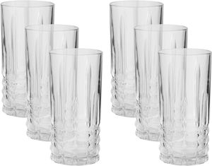 Al Saif Gallery glass cups set, 6 pieces - clear product image