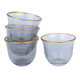 طقم فناجين قهوة عربي زجاج السيف غاليري، 6 قطع - شفاف product image 2