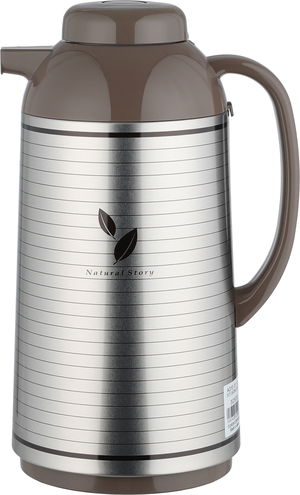 ترمس أبو فيل زوجريشي، 1 لتر، حافظة داخلية زجاج، ضغاط - كابيتشينو product image