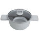 طقم قدور جرانيت روبوست، 9 قطع، بغطاء زجاج - بيج product image 4