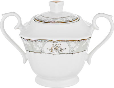 طقم سفرة بورسلان السيف غاليري، 65 قطعة، خطوط ذهبية - ابيض product image 9