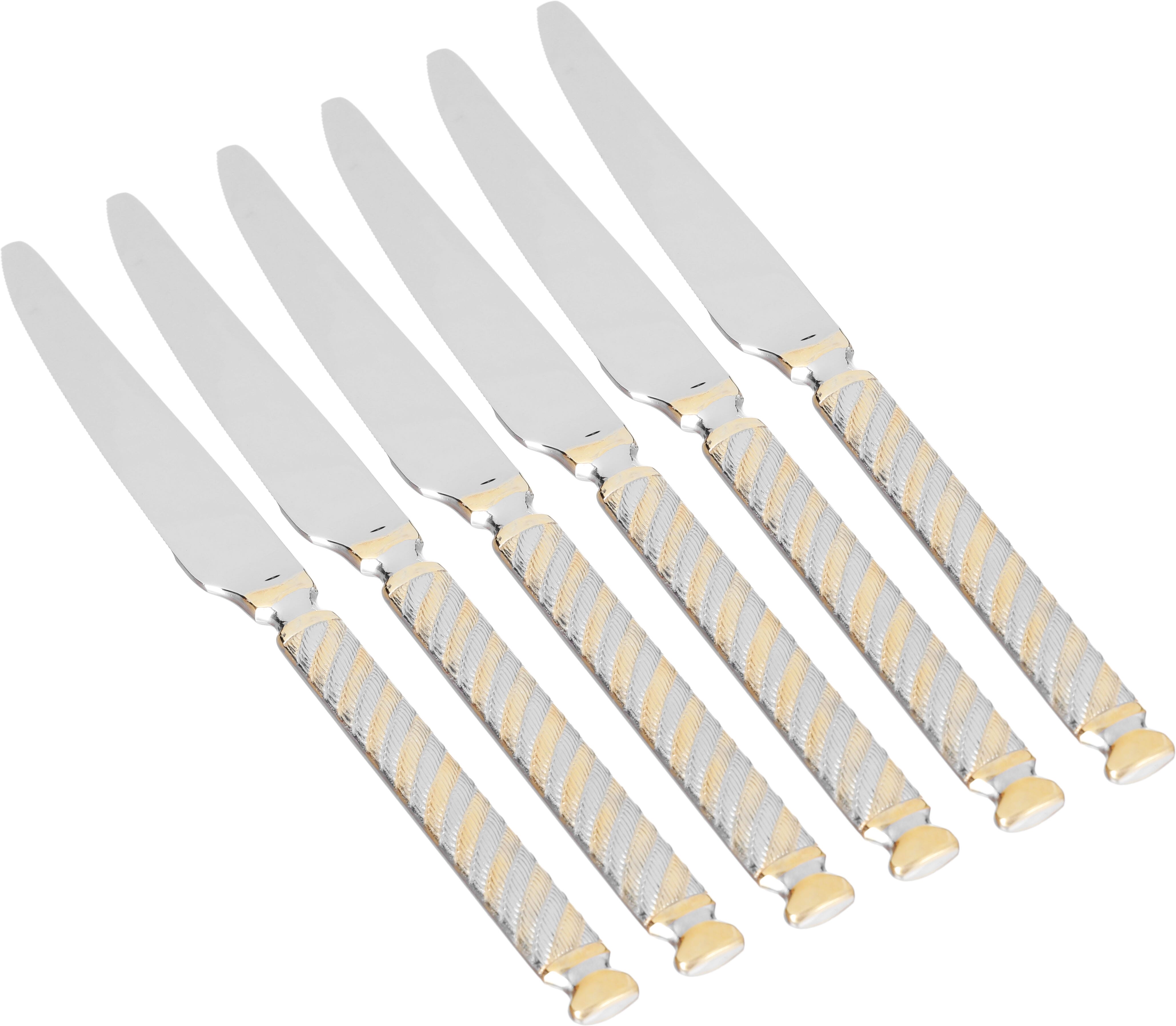 طقم سكاكين استيل السيف غاليري، 6قطعة - فضي product image 1
