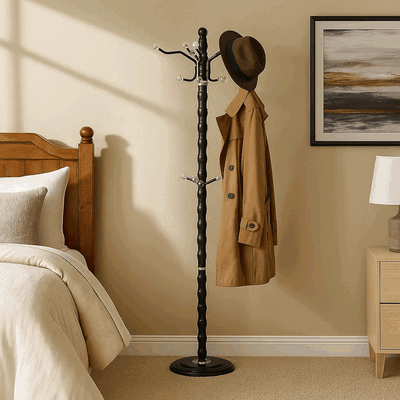 Metal Modern Clothes Hanger, 173 X 46 Cm - Black product image 3