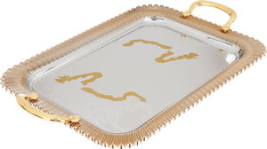 طقم طوفريات اصيلة استيل السيف بلص، 3 قطع - ذهبي فضي product image 2