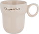 Al Saif Gallery Porcelain Mug, 300 ml - Light Beige product image 1