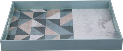 Al Saif Gallery Plastic Serving Tray, 48 x 35.5 x 4 cm, Rectangular - Multicolor product image 1